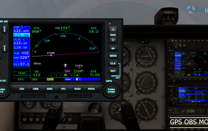 Garmin 530 GPS in OBS Mode