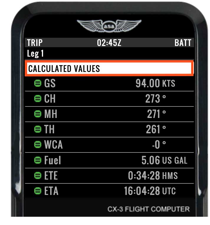 CX-3 Flight Computer Navigation Planning