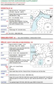 Orillia Water Flight Supplement