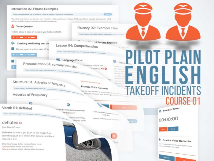Aviation Plain Engish Pilot Course Image