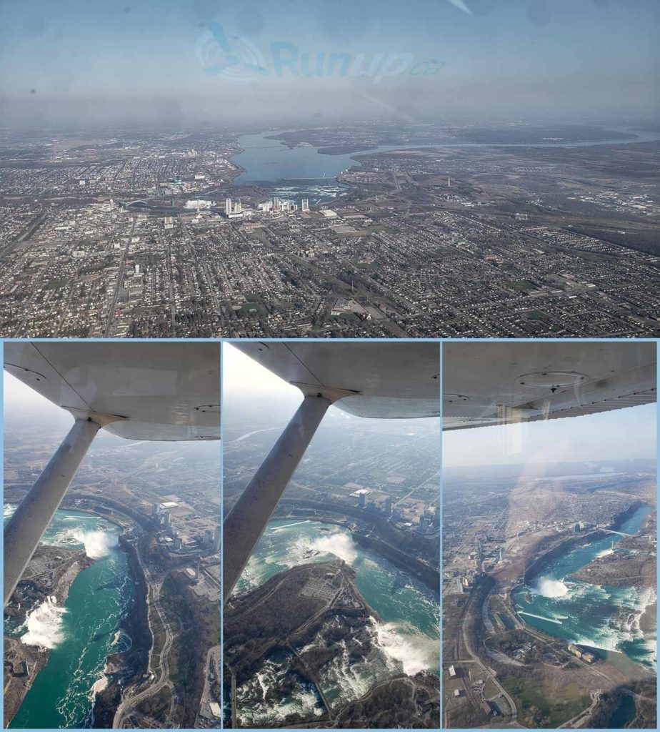 Flying Over Niagara Falls