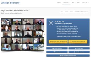 Aviation Solutions Flight Instructor Refresher Course Thumb